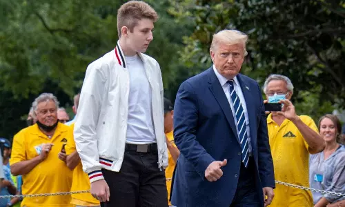 పాలిటిక్స్‌లోకి ట్రంప్‌.. చిన్న కుమారుడు