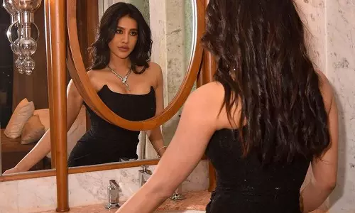 Nabha Nateshs Killer Looks in Black Outfit