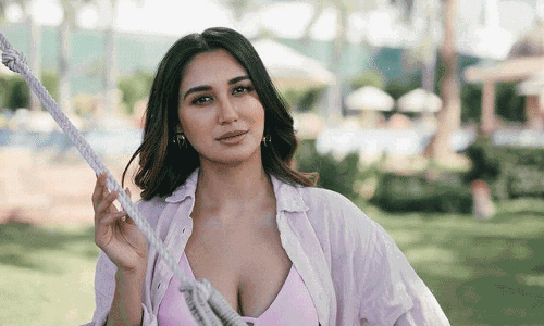 Delhis Darling Nikita Dutta Serves Up Sultry Poolside Vibes