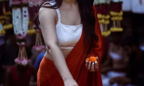 Sahiba’s Orange Radiance in a Sea of Marigolds