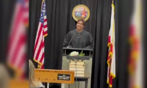 యూఎస్‌  లో జడ్జిగా ఏపీ మహిళ... తెలుగు స్పీచ్  వైరల్!