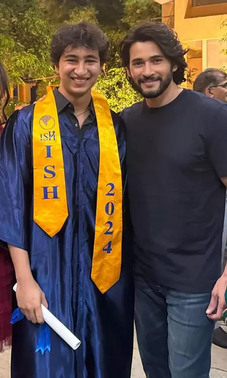 Celebrations Of Ghattamaneni Crew As Goutham Gets Graduated!