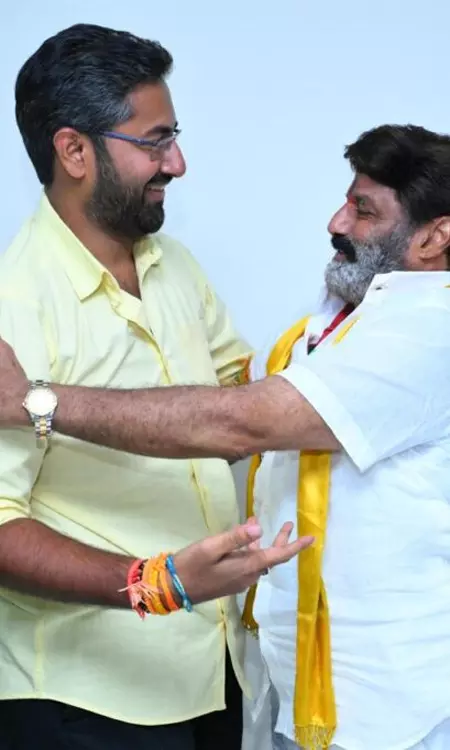 Happy Moments Of Nara,Nandamuri Families With Big Win!