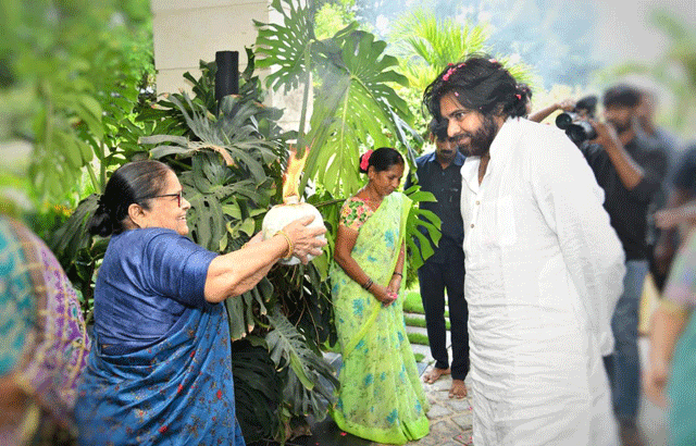 Celebrations At Mega Family Home on Pawan Kalyan Victory Celebrations At Mega Family Home on Pawan Kalyan Victory