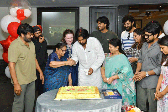 Celebrations At Mega Family Home on Pawan Kalyan Victory Celebrations At Mega Family Home on Pawan Kalyan Victory