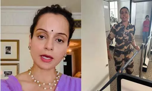 కంగ‌న‌ను చెంప దెబ్బ కొట్టిన మ‌హిళ‌.. కార‌ణ‌మిదే!