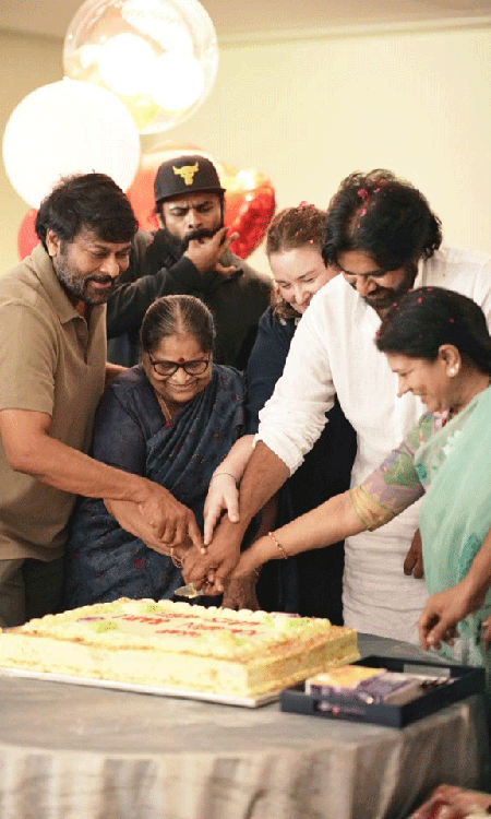 Celebrations At Mega Family Home on Pawan Kalyan Victory