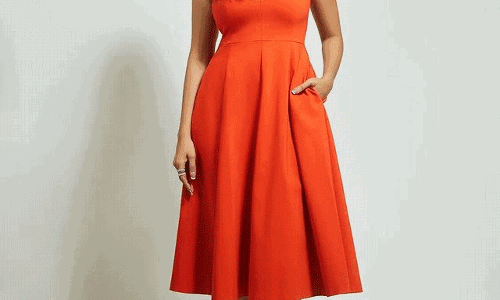 Mrunal Slays Fit and Flare Outfits