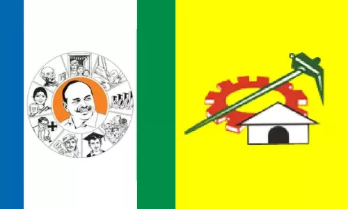 టీడీపీ వర్సెస్  వైసీపీ... ట్వీట్స్  వార్  ఆన్  రామోజీ డెత్!