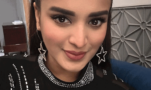 Nidhi Agarwals Dazzling Black Ensemble