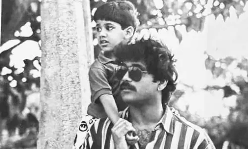 ఫాద‌ర్స్ డే:  యువ సామ్రాట్‌తో బాల సామ్రాట్