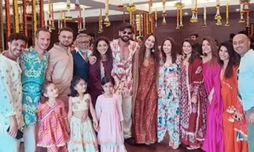 గ్రాండ్ గా ఆ బ్యూటీ ఇంట‌ మెహందీ వేడుక‌!