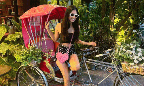 Malavika Mohanan’s Polka-Dotted Fashion
