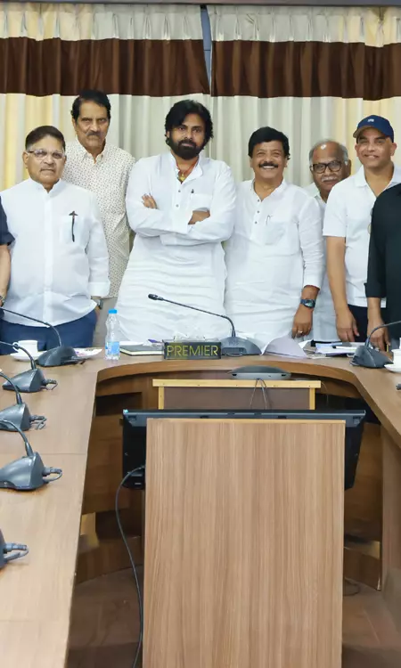 Pawan Meets 1st Heroine & Other Big Producers As Deputy CM Of AP!