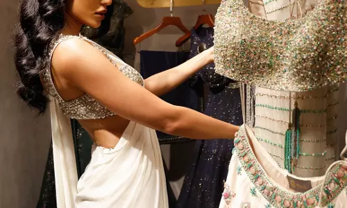 Sobhitha Shines in Authentic Elegance