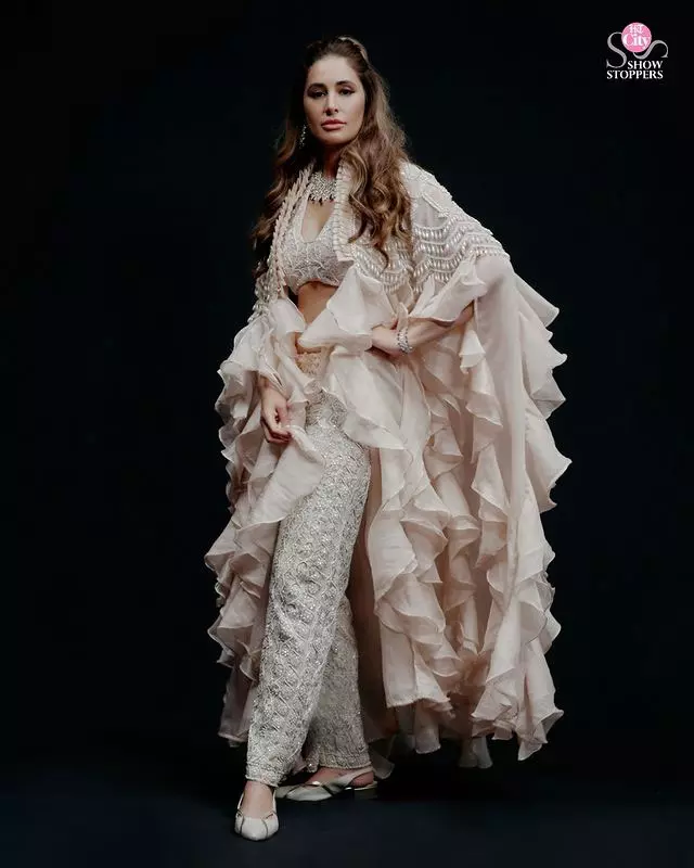 Nargis Fakhri Dazzles in Ethereal Blush Pink Nargis Fakhri Dazzles in Ethereal Blush Pink