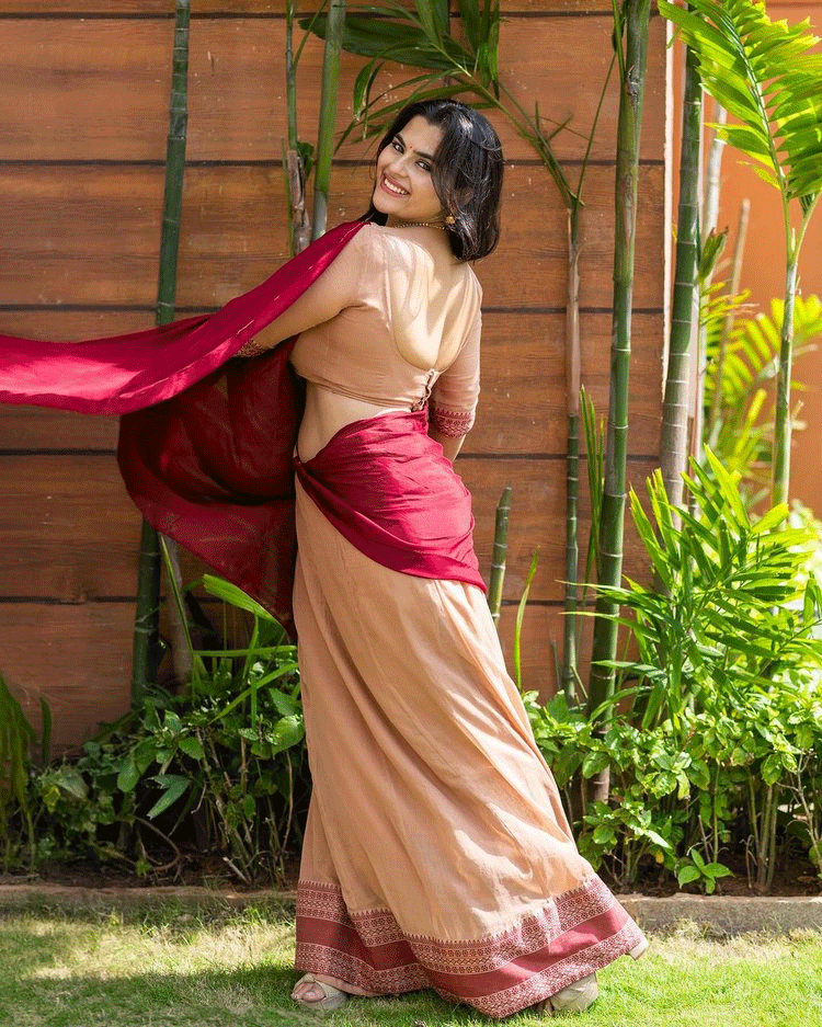 Kavya Kalyan Ram Looks Beautiful In Saree Kavya Kalyan Ram Looks Beautiful In Saree