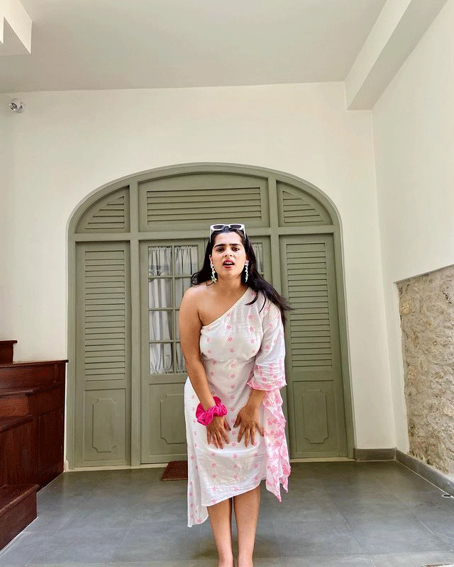 Kavya Kalyan Ram Looks Beautiful In Saree