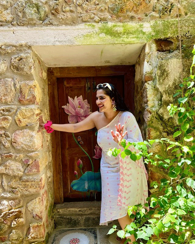 Kavya Kalyan Ram Looks Beautiful In Saree