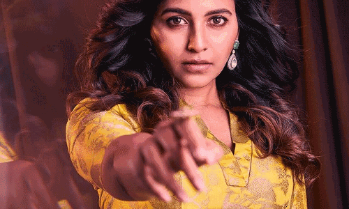 Anjali’s Ethereal Elegance in Green and Gold