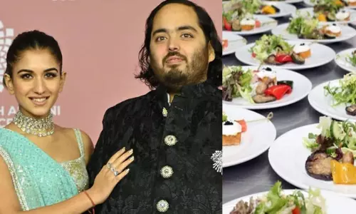 అంబానీల పెళ్లి విందు... అదరగొట్టనున్న  స్పెషల్స్  ఇవే!!