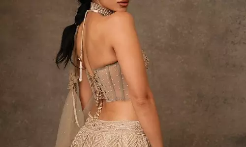 Sobhita Dhulipala’ Elegance in Embroidered Lehenga