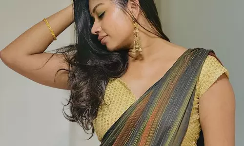 Preethi Sharmas Gliding Elegance in Saree