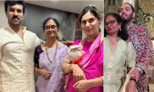 చర‌ణ్ కూతురు- అంబానీ కొడుకు ఇద్ద‌రికీ ఒక‌రే నానీ