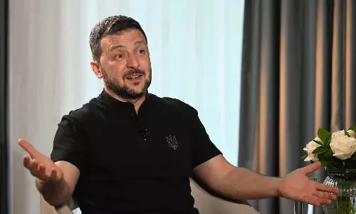 ట్రంప్  పై జెలెన్  స్కీ మనసులో మాట... రష్యా నోట అణుక్షిపణి తూటా!