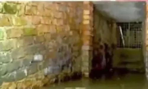 భారత్-బంగ్లాదేశ్  సరిహద్దులో రహస్య  సొరంగం... వీడియో వైరల్!
