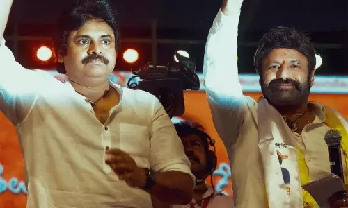 NBK 50Y వేడుక‌లో ప‌వ‌న్ క‌ళ్యాణ్ ఆక‌ర్ష‌ణ‌