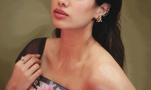 Janhvi Kapoors Floral Blossoms Beauty