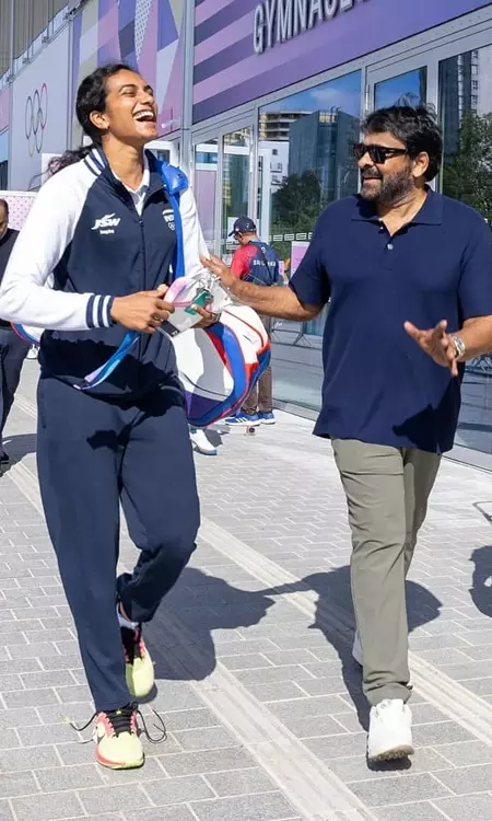 Mega Family Joins PV Sindhu at Paris Olympics, Photos Go Viral