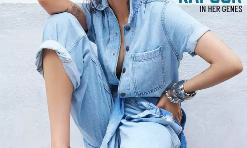 Khushi Kapoor Sizzles in Denim for Lifestyle Asia Cover