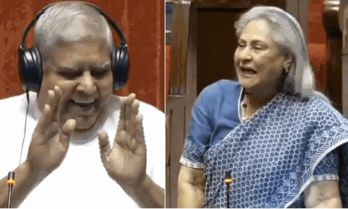 రాజ్యసభలో రేర్ సీన్: పగలబడి నవ్విన ఛైర్మన్