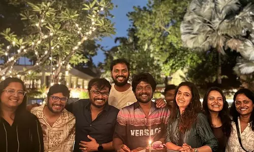 Keerthy Suresh Hugs Suhas. See Adorable Pics of Duo