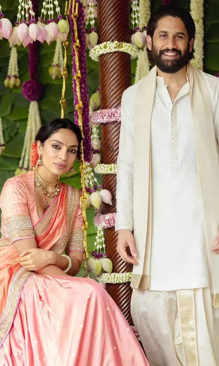 Naga Chaitanya and Sobhita Dhulipalas Engagement Highlights