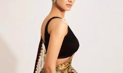 Vaani Kapoor in a Flawless Floral Saree