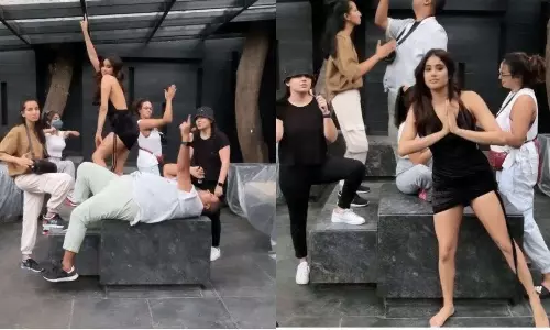 వీడియో: ఫ‌న్ అంటే జాన్వీ.. జాన్వీ అంటే ఫ‌న్