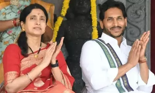 రాజకీయ తెర పైకి వైఎస్ భారతి ?