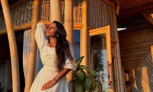 Vishnupriya Radiates Glow In Birthday Dress