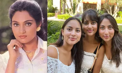 మాధ‌వి ముగ్గురు కుమార్తెలు మామ్ కి అచ్చు గుద్దిన‌ట్లే!