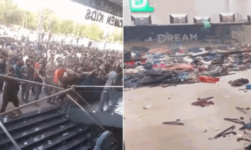 గ్రాండ్ గా ఓపెన్ అయిన పాకిస్తాన్ మాల్.. అరగంటలో లూటీ..