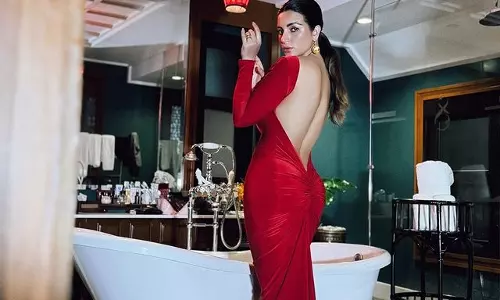 Shama Sikander Glows Bright In Red