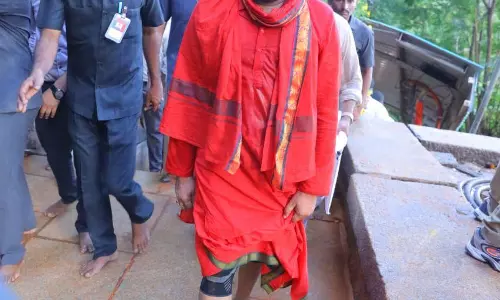 Pawan Kalyan At Tirupati.