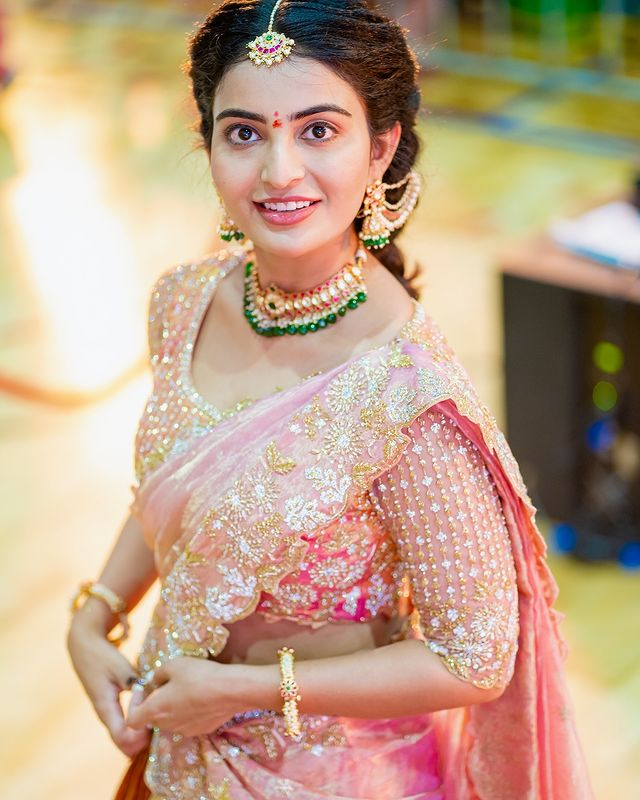 Ananya Nagalla looks adorable in festival attire Ananya Nagalla looks adorable in festival attire