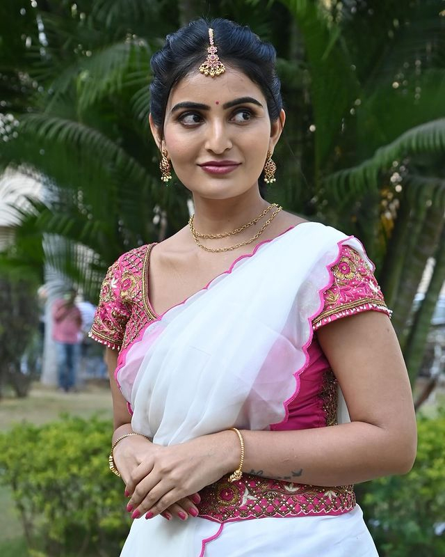 Ananya Nagalla looks adorable in festival attire