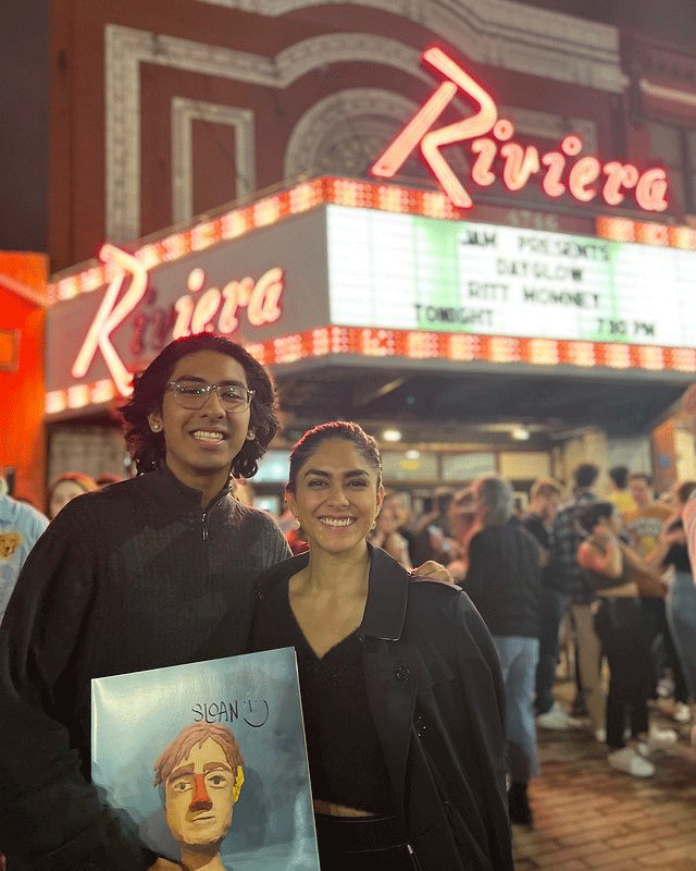 Mrunal Thakur Celebrates Brothers Birthday in Chicago