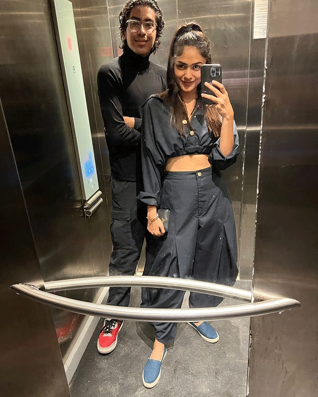 Mrunal Thakur Celebrates Brothers Birthday in Chicago Mrunal Thakur Celebrates Brothers Birthday in Chicago