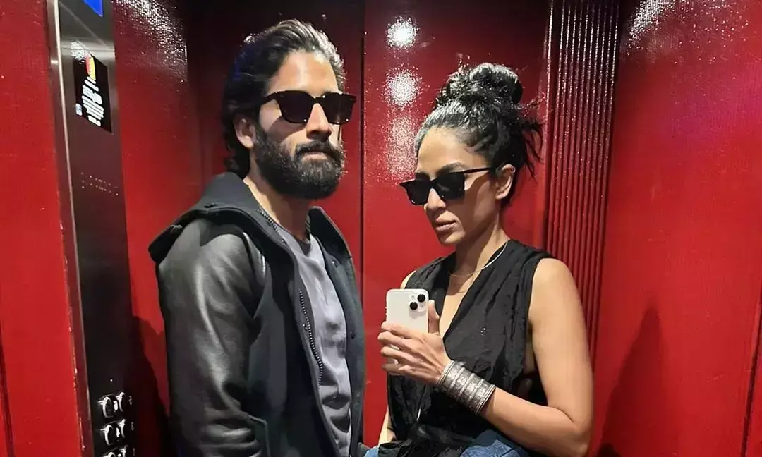 కాబోయే భార్యతో చైతూ.. వ్వాటే స్టైల్..